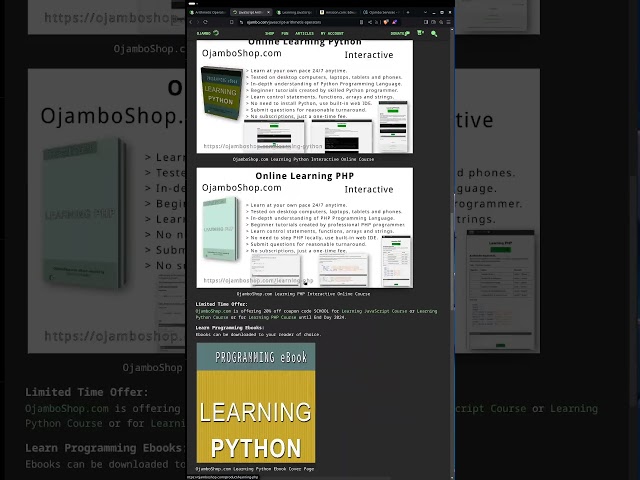 Mathematical Operations In JavaScript