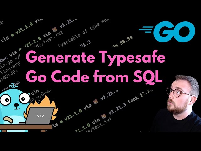 Generate Typesafe Go from SQL queries using SQLC