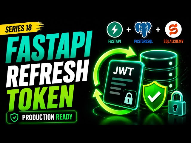 FastAPI Refresh Token (JWT Rotation & Secure Storage)