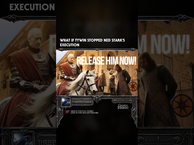 Davos In Essos | What If Tywin Stopped Ned Stark's Execution? #Shorts