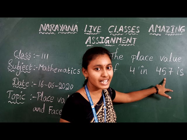 AP TS CLASS 3 MATHS PLACE VALUE FACE VALUE DAY 2
