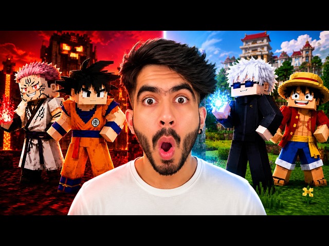 MINECRAFT BUT EVERY ANIME MOB FOUGHT TO SURVIVE