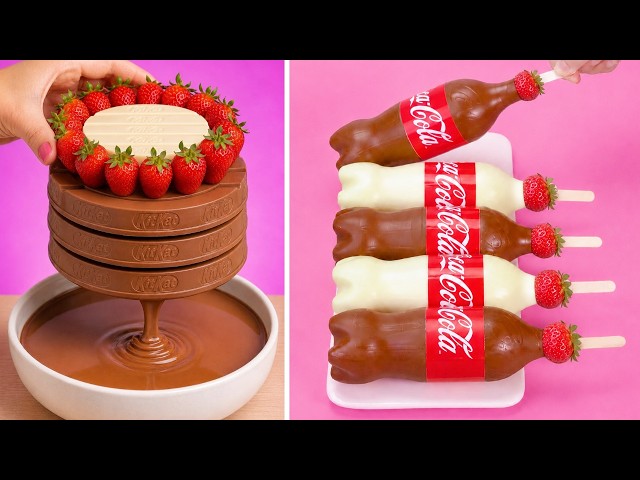 💖🍓Amazing Chocolate Cake Transformation | Easy Cake Decorating Tutorials | So Yummy Cake