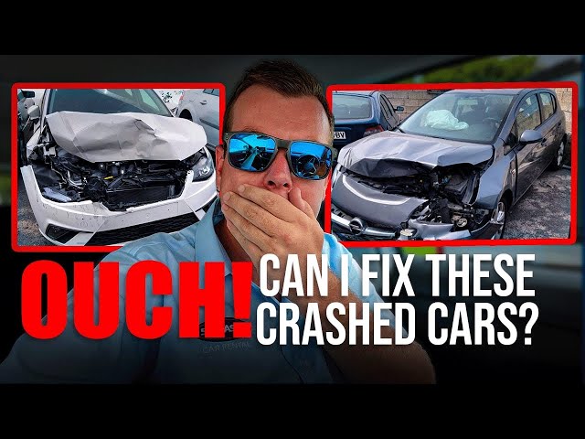 DISASTER! Can we repair these CRASHED cars in Tenerife? 😳