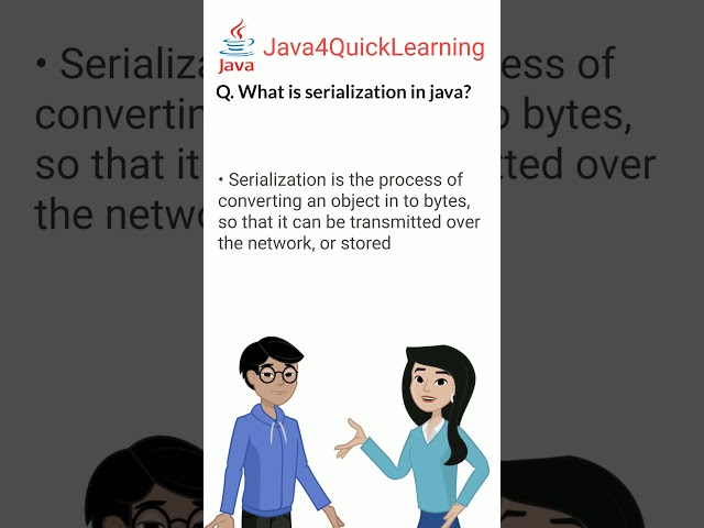 What is serialization in java || 30 Days 30 Questions (30) || Placement Series #java #serialization