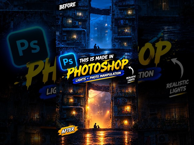 How to create this glowing dark effect 🤯 #photoshop #tutorial #effect