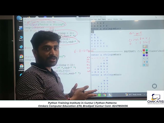 Coding Classes in Guntur Python Pattern Programs Coaching Centers in Guntur Computer Training Center