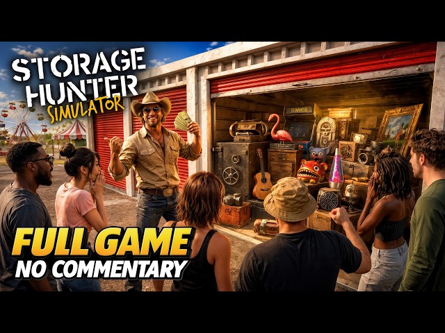 Storage Hunter Simulator FULL GAME – 24 Hour Gameplay Longplay | No Commentary