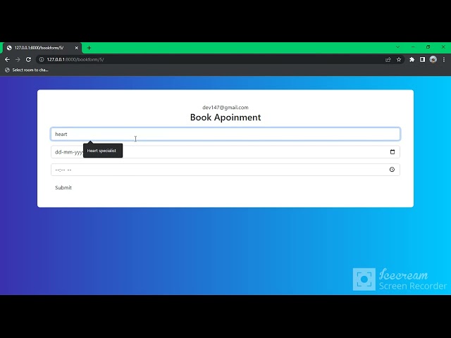 Django project for beginners | Doctor appointment booking with Django python google calendar api
