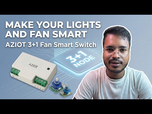 Make ANY Fan & Light SMART! 💡🌪️ Aziot 3+1 Node Setup || Dostified Reviews