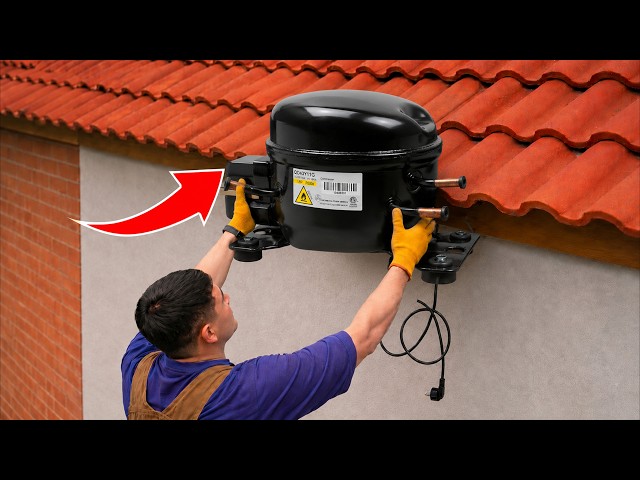 Throwing Away Old Fridge Compressor Is A Mistake! You'll Be SHOCKED
