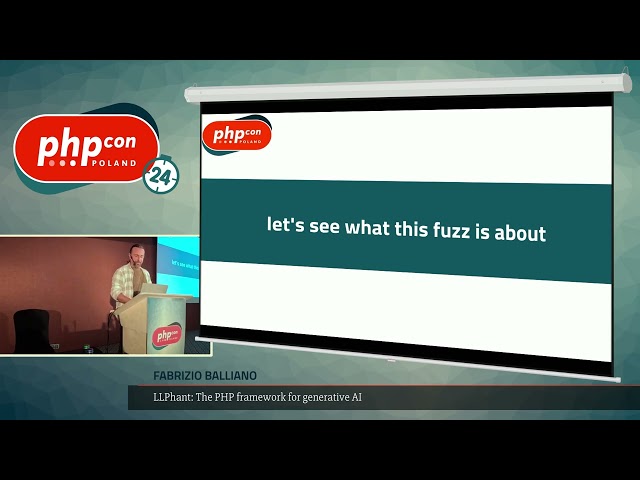 Fabrizio Balliano: LLPhant: The PHP framework for generative AI @ PHPConPL24