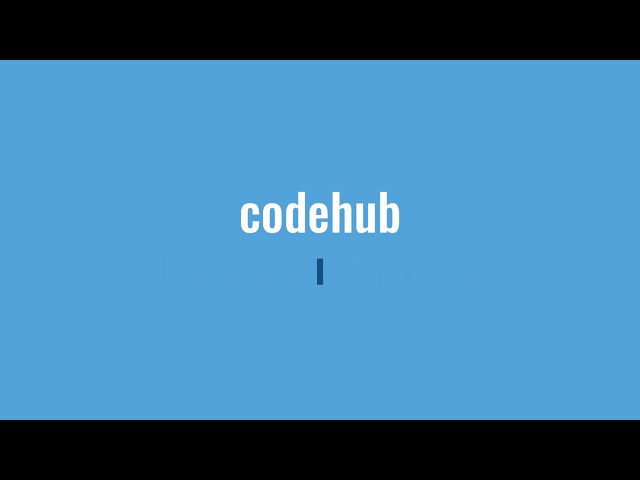 Introduction To Codehub programming channel