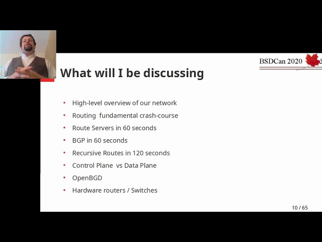 Using OpenBSD and OpenBGPD as a Control Plane for Our ISP Service: Tom Smyth