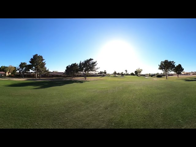 Arnold Palmer designed Mesa Del Sol Golf Club in Yuma, Arizona Hole #1 Par 4 360 View! #Golf #360