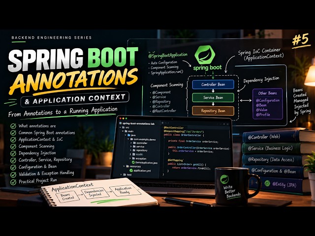 Backend Engineering #5 — Spring Boot Annotations & Application Context