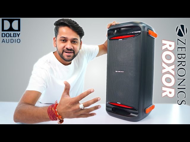 Zebronics Roxor Party Speaker Review | Thunder Bass & HDMI Arc Under 20K?