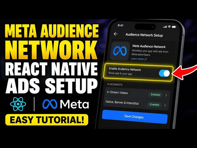 How to install Meta Audience Network for React Native ads - Easy Tutorial