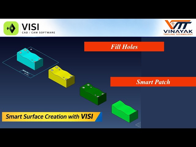 Surface Creation Made Simple with VISI CAD | Fill Holes | Ex.No.9