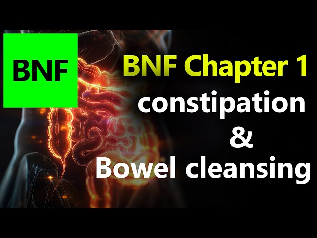 📘 BNF Chapter 1 - Part 2 | 🩺 Constipation & Bowel Cleansing  Complete Guide with Laxatives Explained