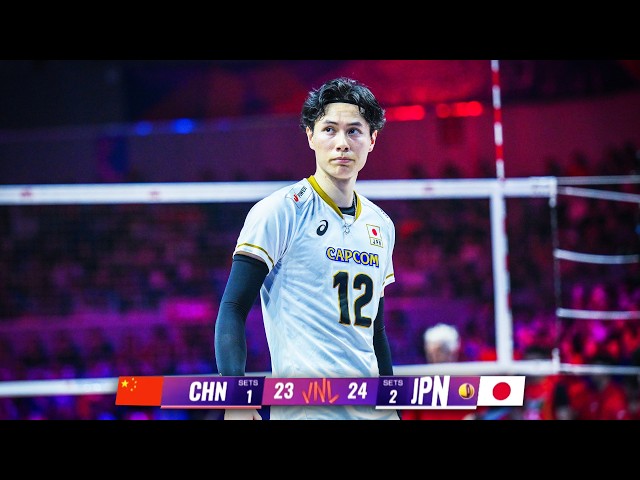 Ran Takahashi destruyó a China en la Volleyball Nations League 2026 !!!