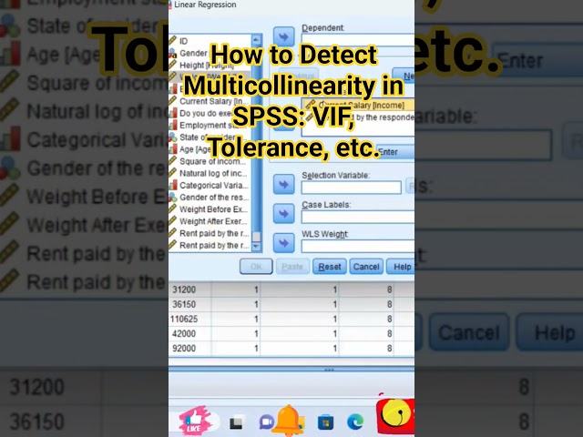 How to Detect Multicollinearity in SPSS: VIF, Tolerance, Condition Index, & Correlation Matrix