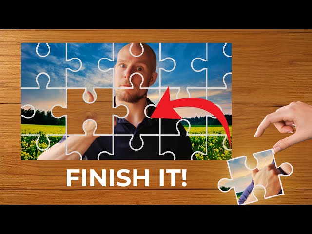 Can’t Finish Your Projects? Watch This!