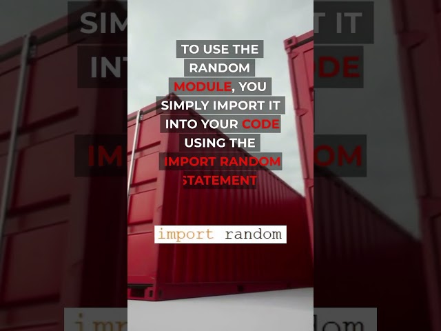 Random Module! #13 of python tutorial. #shorts #youtubeshorts #viral #viralshorts #python #coding