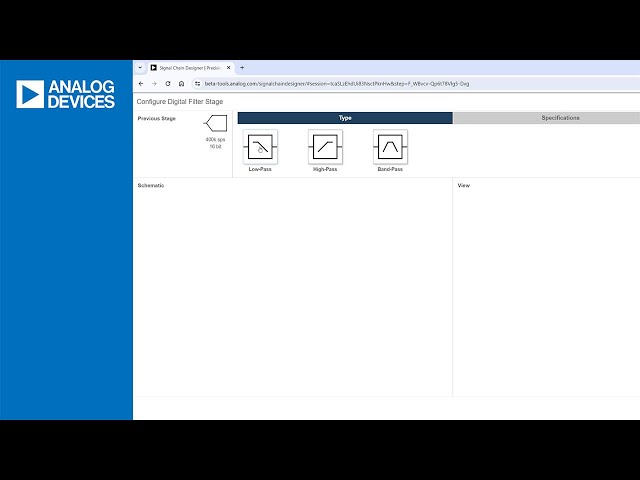 Signal Chain Designer: How to Create a Digital Filter