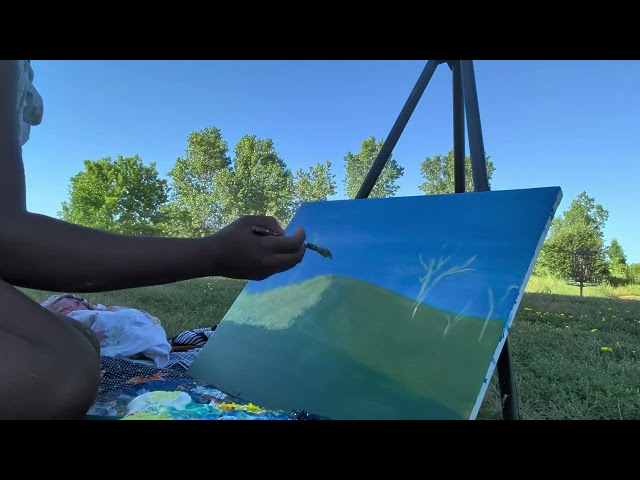 Creative process: painting session 10