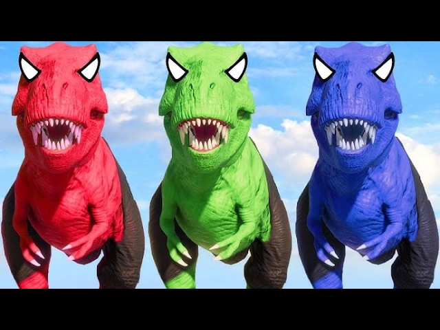Jurassic World Evolution 3 🔴 LIVE - ALL DINOSAURS Battle Royale | Only One Survives
