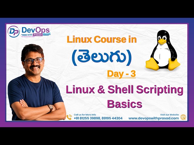 Linux and Shell Scripting Basics in తెలుగు | Day 3 | Linux Architecture గురించి తెలుగులో (Telugu)