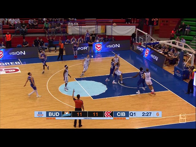 Scott Bamforth was unstoppable in the Super Cup Quarter-Finals (Budućnost VOLI - Cibona, 27.9.2019)