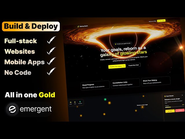 Building a Full App with Emergent AI — From Idea to Live Deployment