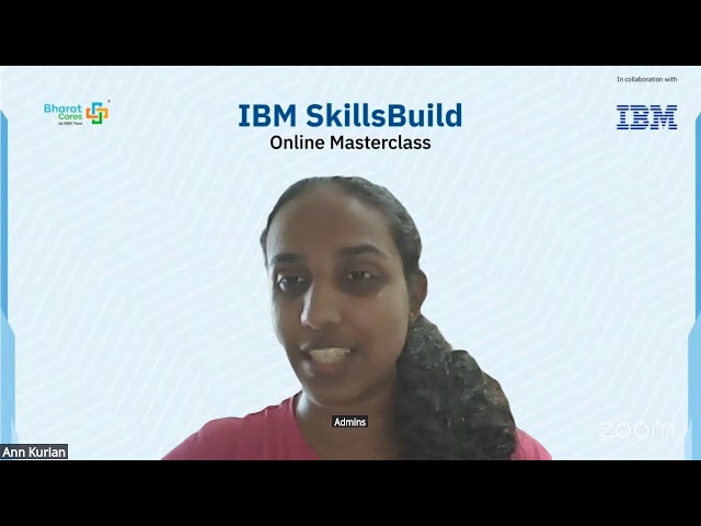 IBM Skillsbuild Gen AI & Cloud Computing Internship- Masterclass 1