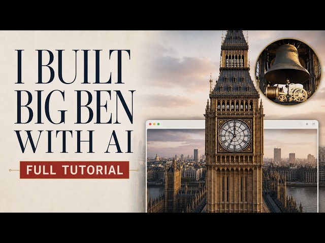 I Built an Interactive Big Ben Website with AI | Next.js + GSAP