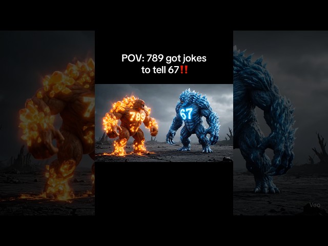 67 vs 789 meme part 1 #67 #789 #meme #trending #viral #tuff #funny #ai