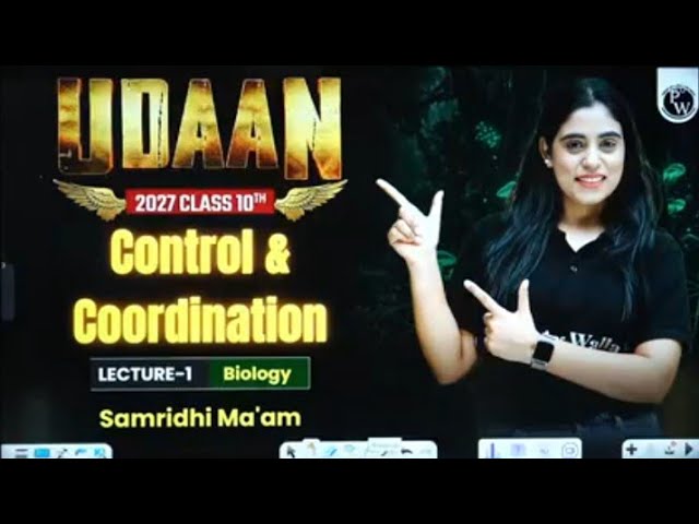 Control and Coordination 01:Introduction toControl and Coordination || Neuron||