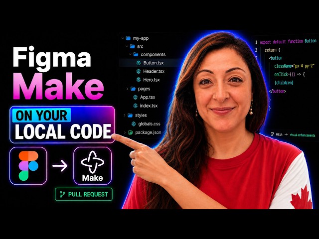 Figma Make Local Code | Designers Edit Production Code!