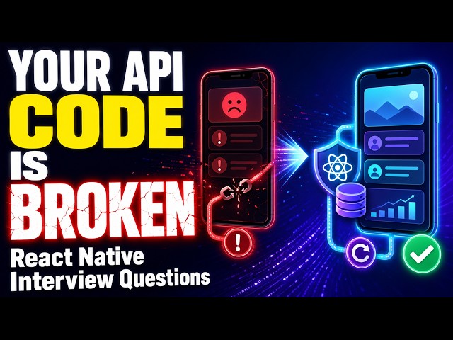 Your React Native API Code Is Broken — Fetching & Error Handling — React Native Interview Questions