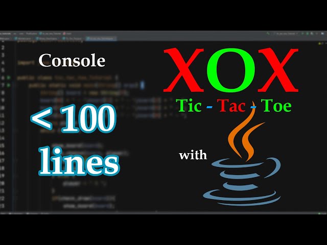 How to make Tic-Tac-Toe game in Java from scratch for beginners | full explanation | console version