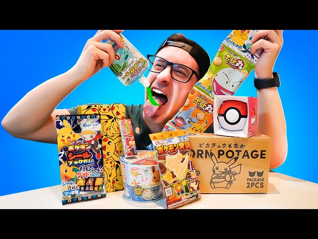 Probando DULCES de POKÉMON en JAPÓN 😰 (Esto Sabe Muy Extraño)