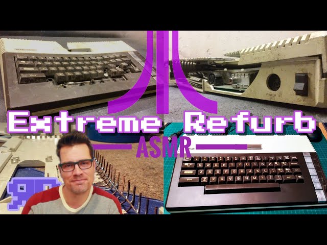 Atari 800XL Extreme Refurb: Revisited | new surprise ending! #ASMR-ish