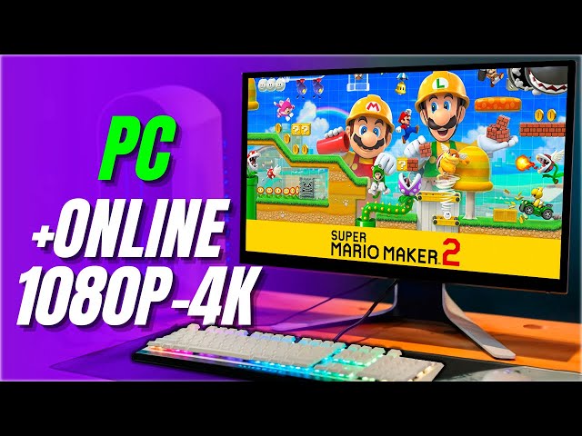 How to Play MARIO MAKER 2 on PC🥒How to UPLOAD 📤 and DOWNLOAD 📥 WORLD LEVELS🥒🎈🎁