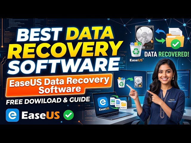 How to Recover Deleted Files & Photos Video | EaseUS Data Recovery Tutorial 2026