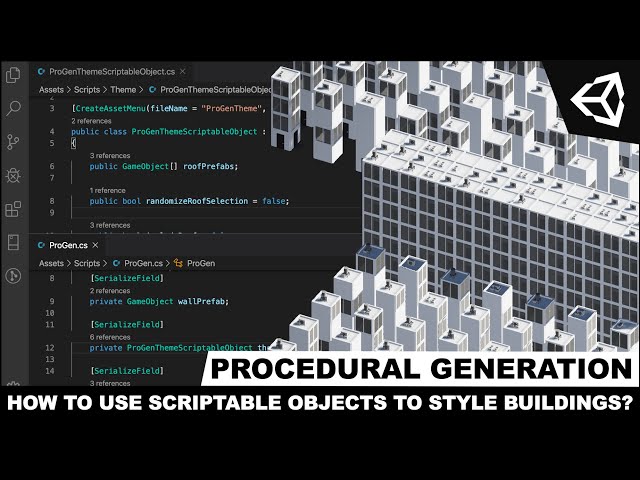 Unity3d Procedural Buildings - How To Use Scriptable Objects To Style Buildings (Part 5)