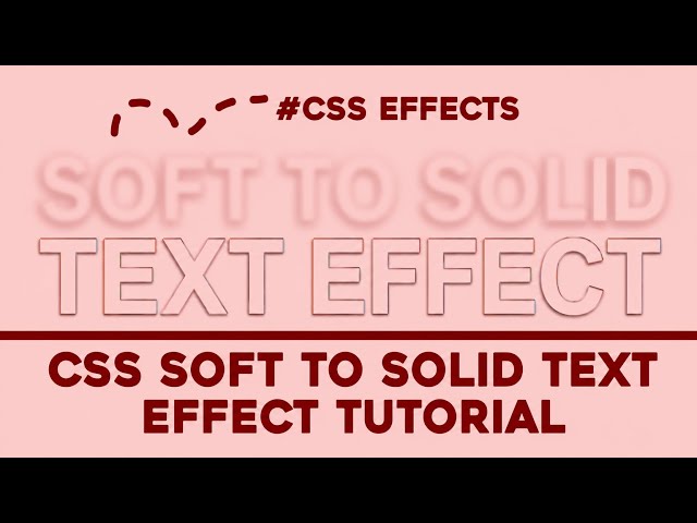 CSS Soft To Solid Text Effect ✨ #css #html #frontend #animation #csseffects #codeio