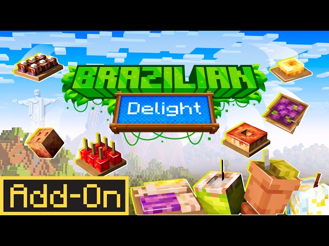 BRAZILIAN DELIGHT ADDON Official Java Port To Minecraft Bedrock