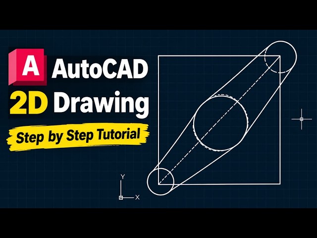 AutoCAD 2D Drawing Step by Step | Complete Beginner Tutorial