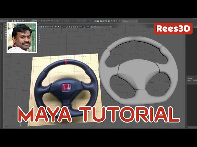 Maya Tutorial: Steering Wheel - Rees3D.com
